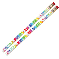Musgrave Pencil Co Happy Birthday Fiesta Pencils, 12 Per Pack, PK12 1361D